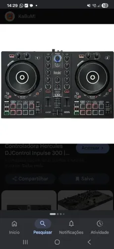 Controladora dj hercules
