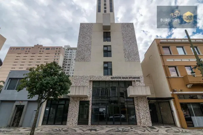 Studio MOBILIADO com 1 dormitório para alugar, 21 m² por R$ 1.800/mês - Centro - Curitiba/