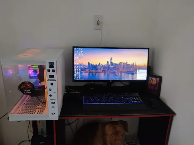 PC Gamer High-End Aquário: RTX 3070 + Ryzen 5 + 32GB RAM 