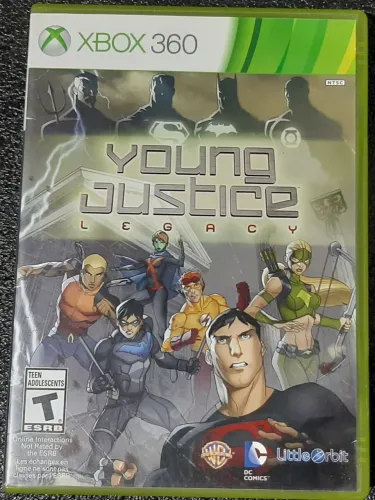 Young justice legacy xbox 360 semi-novo
