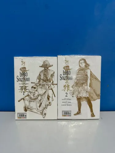 Mangá Lobo Solitário Vol 01 e 02