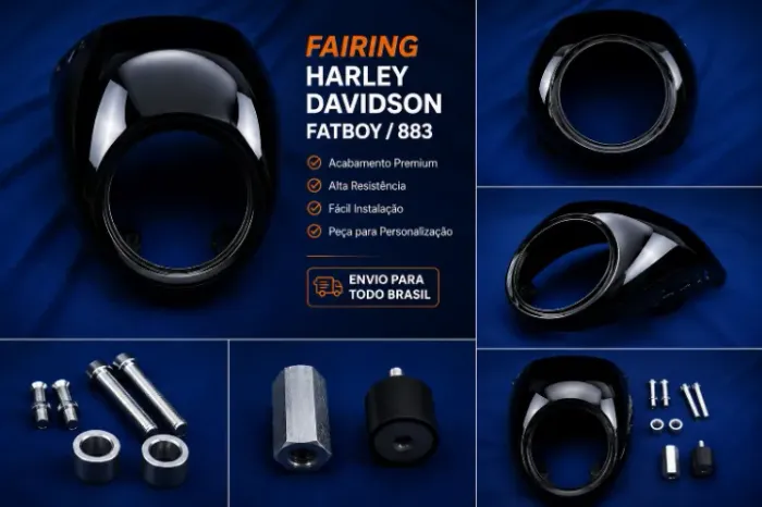 Fairing carenagem para farol Harley davidson 883/Fatboy