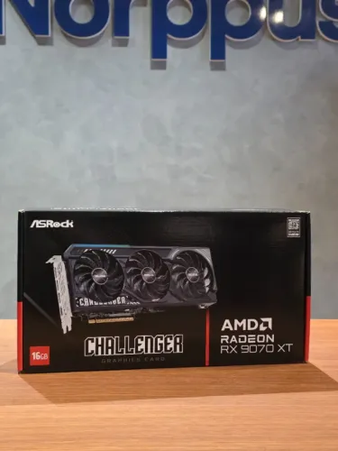 Placa de Vídeo ASRock AMD Radeon RX 9070 XT Challenger 16GB