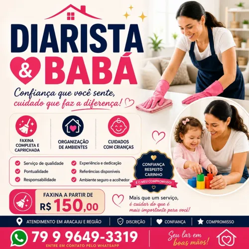 Diarista/ babá 