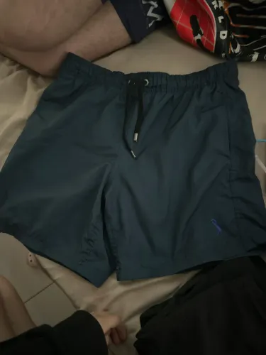 Short azul aleatory Store para praia ou para sair