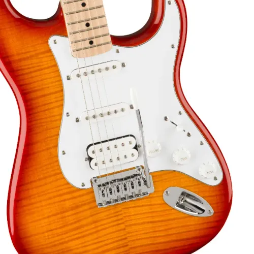 GUITARRA FENDER SQ AFF STRAT FMT SIENA SB