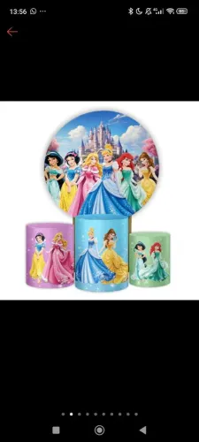 Capa cilindro princesas