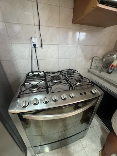 Fogão Electrolux inox 5 bocas