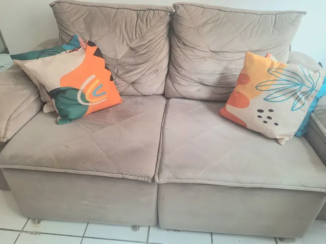 Vende-se sofá de 2 lugares reclinavel