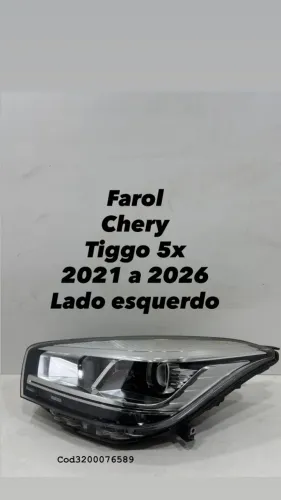 Farol Chery Tiggo 5x 2021 2022 2023 2024 2025 2026 Lado Esquerdo