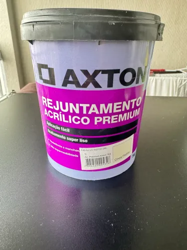 Rejunte Acrílico Cinza Platina 1kg Axton