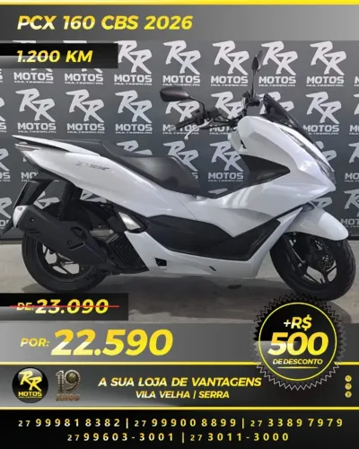 Moto Honda PCX 160 CBS 2026