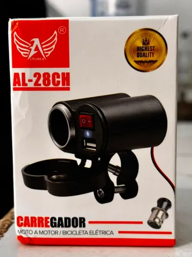 Carregador de moto suporte 