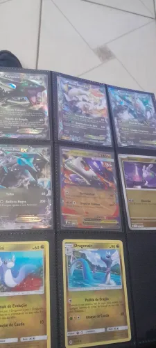 Lote cartas dragas RARAS pokemon