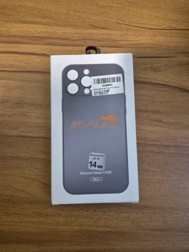 Capa Ag-Glass Iphone 14 Pro vidro preta nova Apple