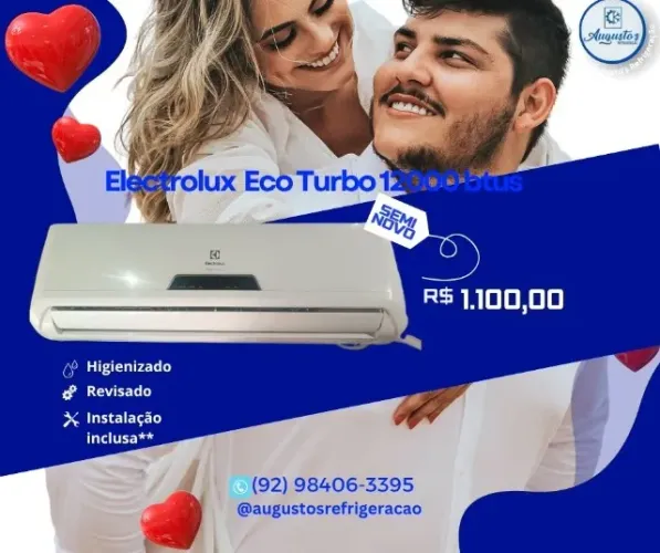 vendo ar condicionado Electrolux eco turbo 12000 btus 