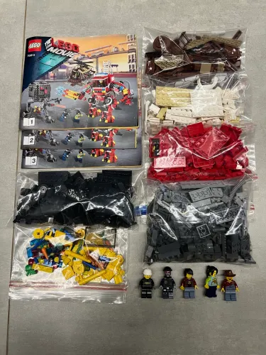 LEGO Movie 70813 - Resgate de Reforço (Raro + 3 Manuais + Organizado)