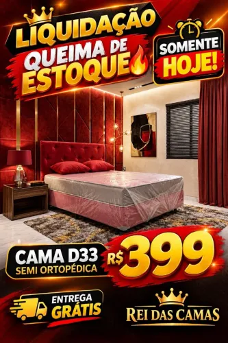 Cama casal Compacta semi ortopedica