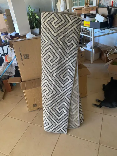 Tapete Geométrico 1,80x1,45m - Desapego Por Mudança