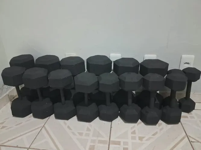Pesos de academia de concreto