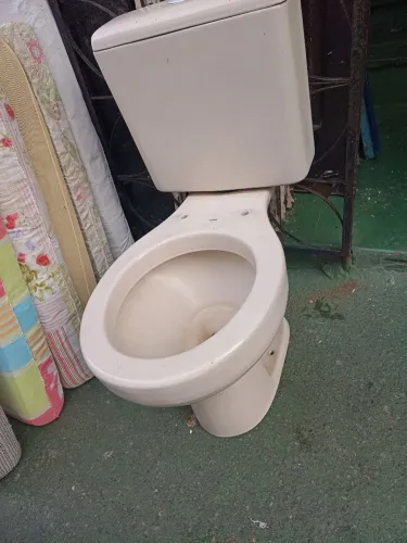 Vaso sanitário creme completo