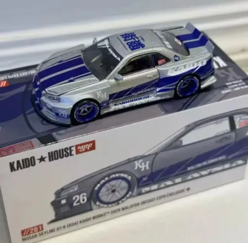 Míni GT kaido house Nissan skyline r34 Malásia lacrado
