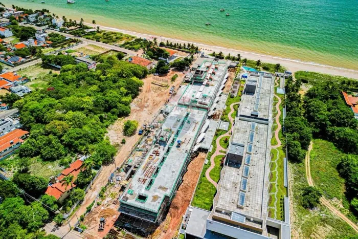 Apartamento para venda com 2 dormitórios pé-na-areia, Ponta do Seixas, João Pessoa PB