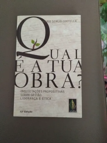 Livro Qual é a tua obra? de Mário Sergio Cortella