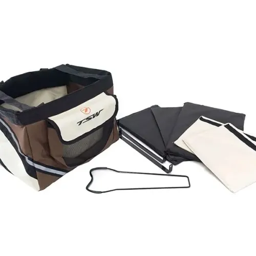 Cesta de bike para Pet com bolsos TSW