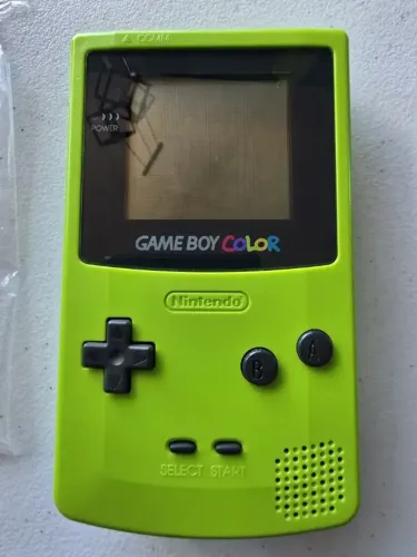 Nintendo Game Boy Color Standard Cor Kiwi Completo Original Rarissimo neste estado