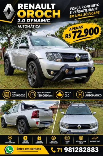 Renault Duster Oroch Dyna. 2.0 Hi-flex 16V Aut. 2020