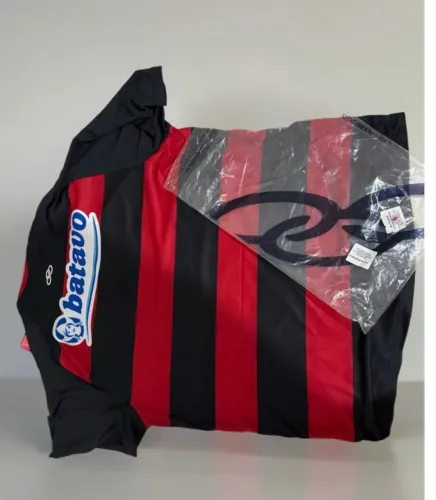 Camisa Flamengo 2010 Original Olympikus Batavo - Versão de Jogo - Nova Lacrada - Tamanho G