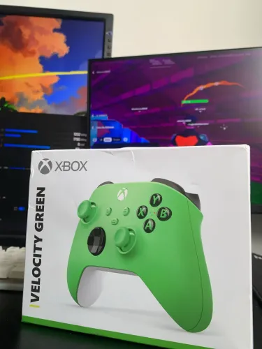 Controle Xbox Series X/S Velocity Green - 2 Dias de Uso - Estado de Novo