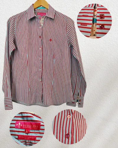 Camisa Dudalina PREMIUM linha exclusiva Swarovski 38