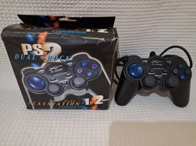 controle dynacon para playstation 2, raro, novo