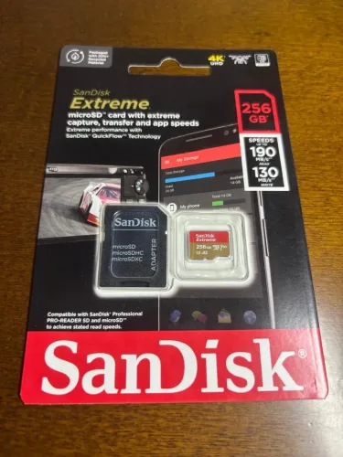 Sandisk Extreme 4K 256GB Original