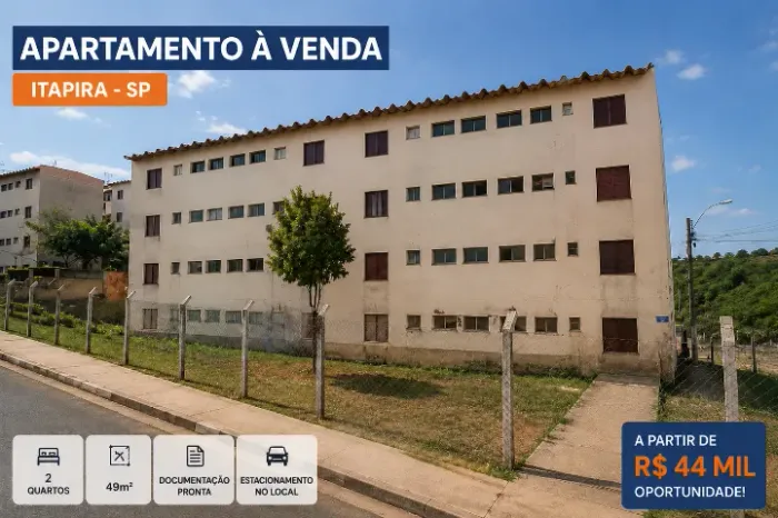 Apartamento Térreo 2 Quartos em Itapira - Ótima Oportunidade