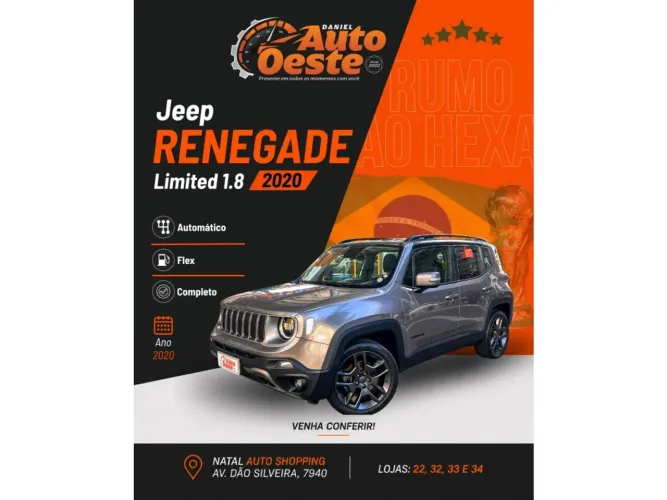 Jeep Renegade Limited 1.8 4X2 Flex 16V Aut. 2020