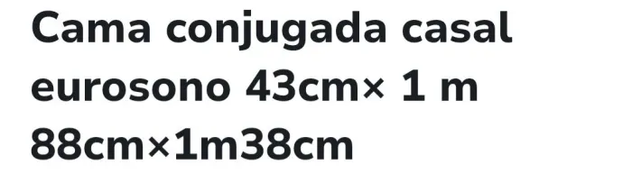 cama casal eurosono