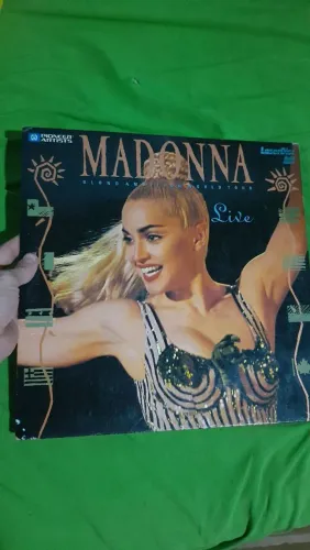 Laser Disc Madonna antigo