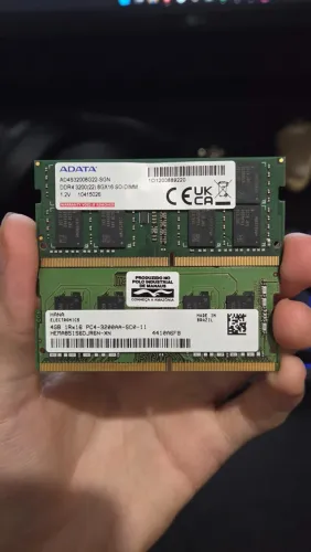 12 GB (8+4) Memória RAM DDR4 Notebook