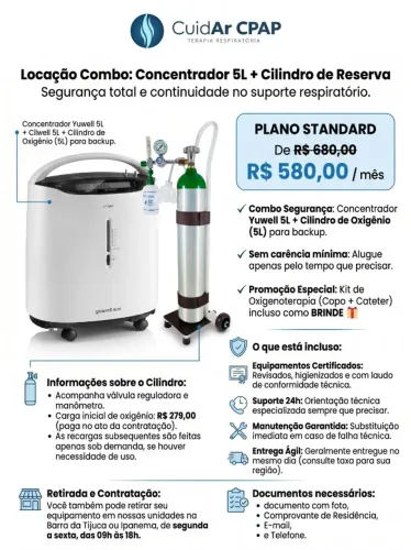concentrador de oxigenio domiciliar vendas e locações