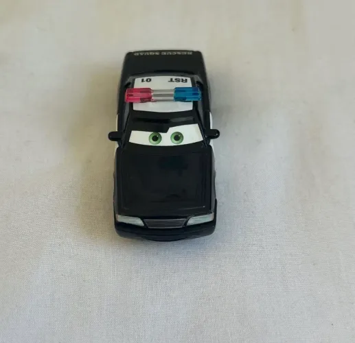miniatura - carro de polícia do filme carros disney/pixar