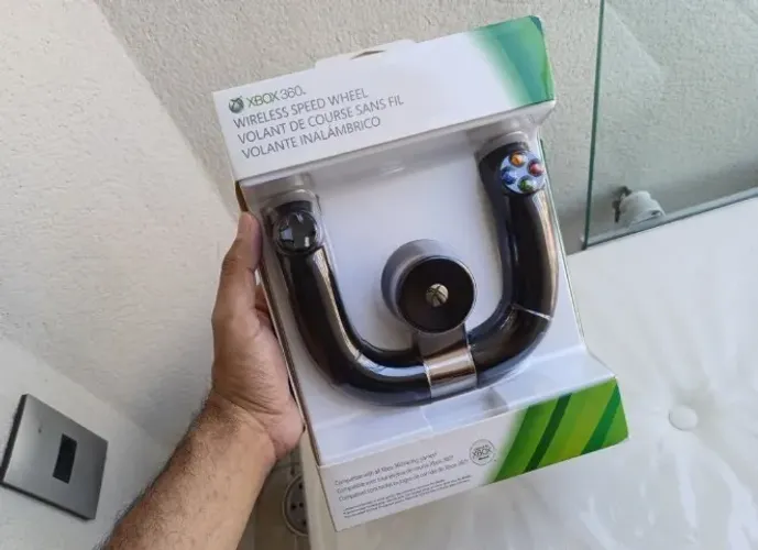 Volante Wireless Speed Wheel Sem Fio Xbox 360 Novo Original