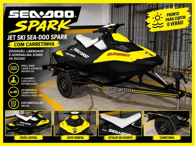 Jet Ski Sea Doo Spark + Carretinha