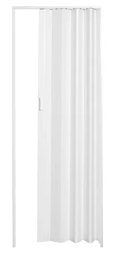 Porta Sanfonada Duda em PVC Branca 210x94cm
