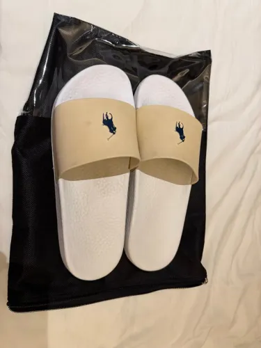 Chinelo Slide POLO RALPH LAUREN Original Branco