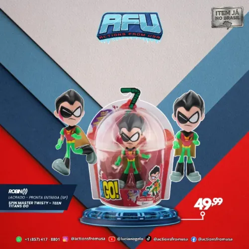 Robin Teen Titans Go! Spin Master Twisty