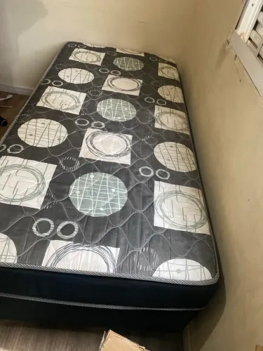 Cama box solteiro embutida