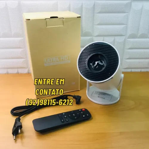 Projetor HD 4k Android Cinema em Casa - Entrega Grátis